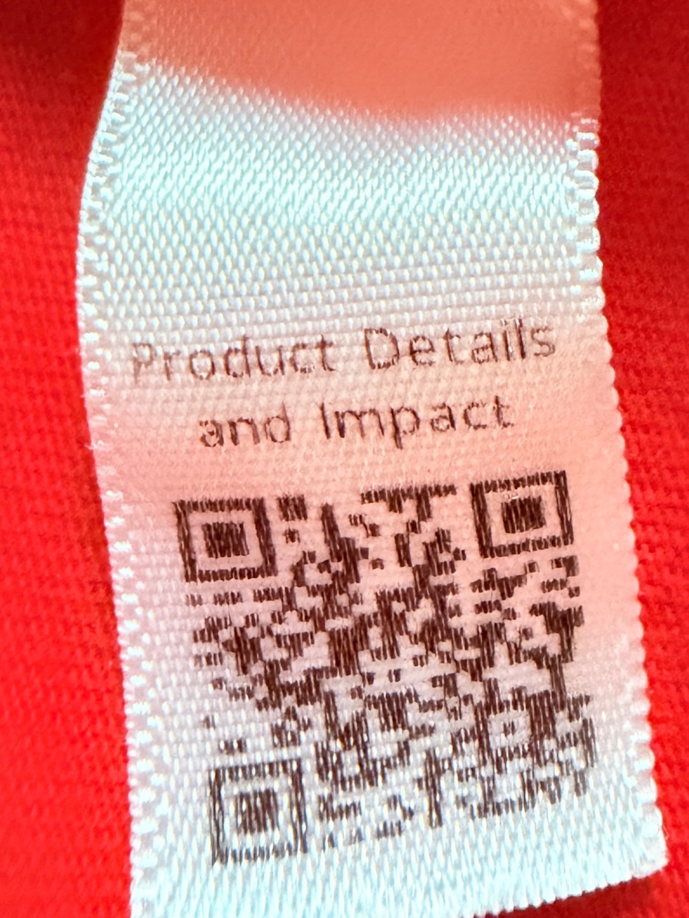 Patagonia Organic Boxy Red Long Sleeve Tee - Picture 7 of 10